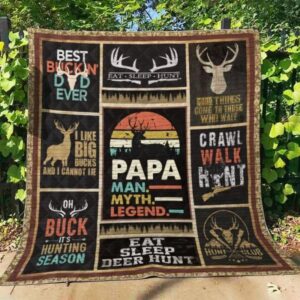 Hunting Quilt Blanket Ver 22  Quilt